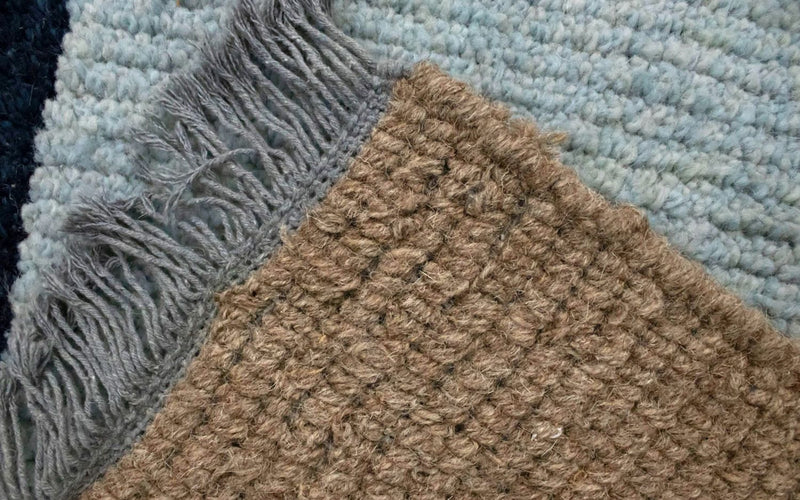 Nepal tapijt - 140 x 70 cm - blauw