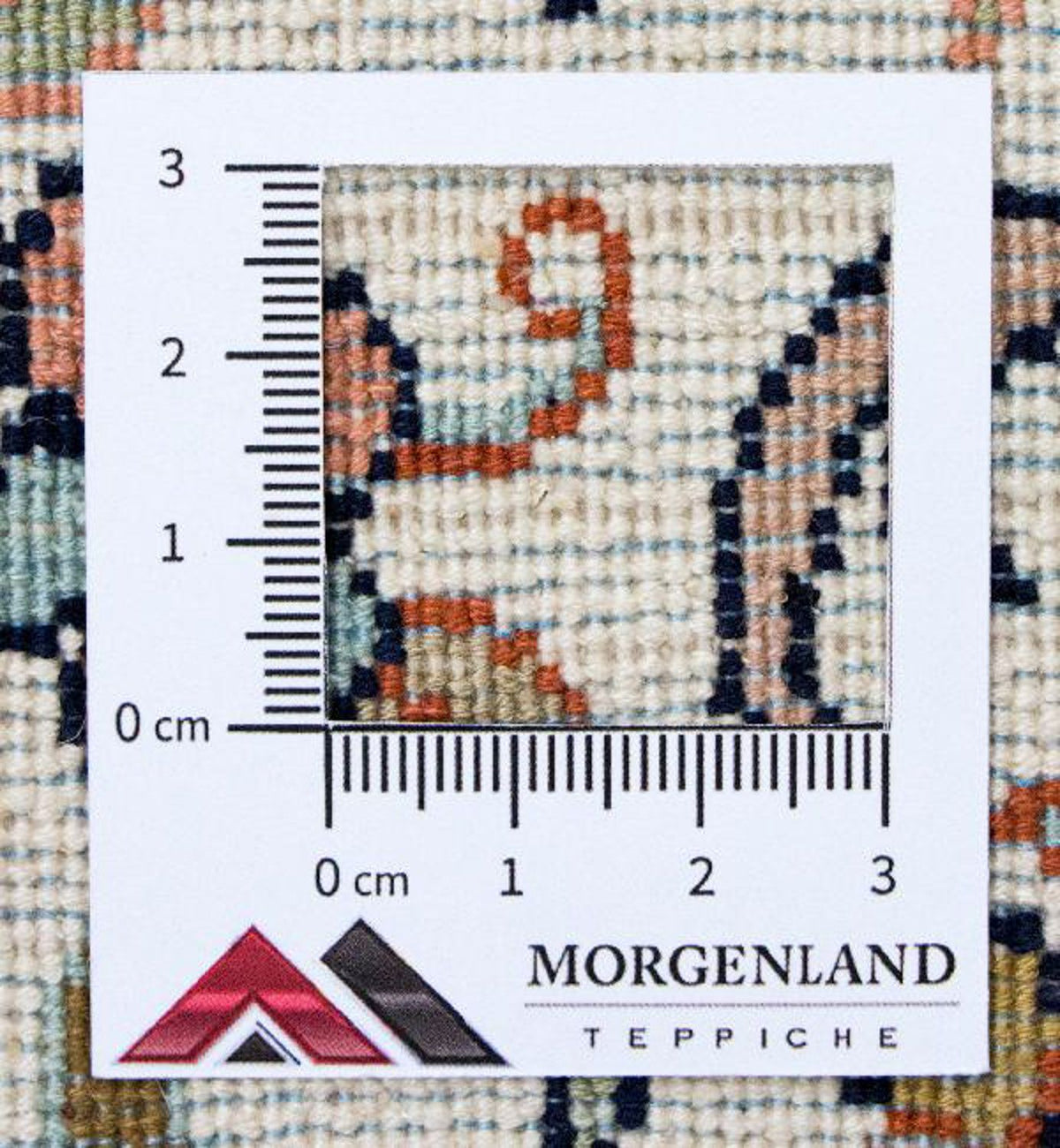 Zijden tapijt - Kashmir Silk - 127 x 74 cm - beige