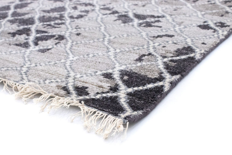 Designer tapijt - 271 x 181 cm - zilver