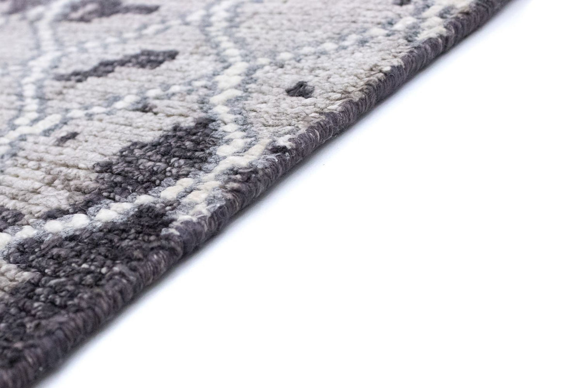 Designer tapijt - 271 x 181 cm - zilver