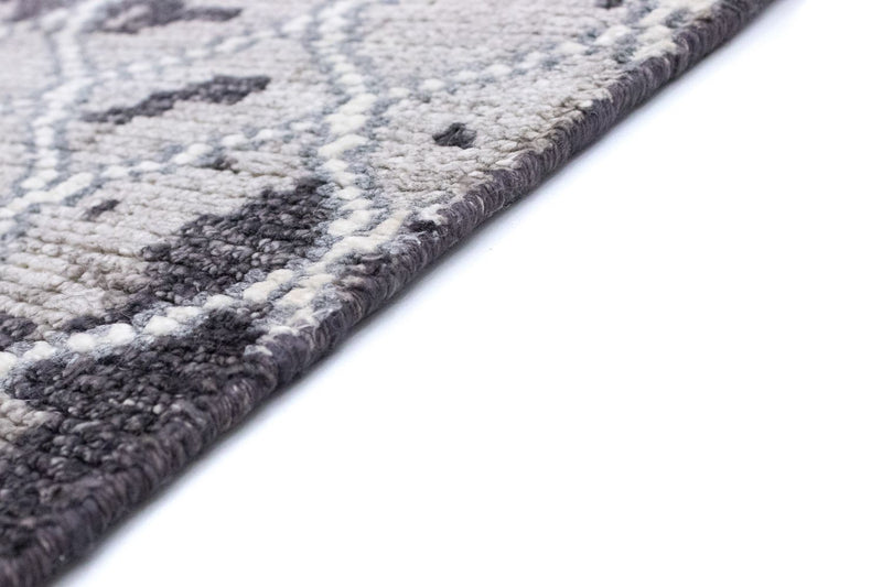 Designer tapijt - 271 x 181 cm - zilver