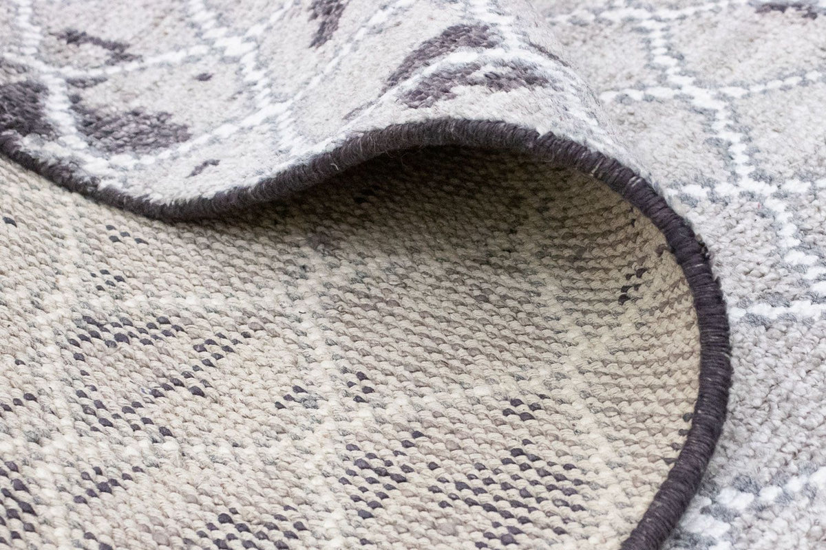 Designer tapijt - 271 x 181 cm - zilver