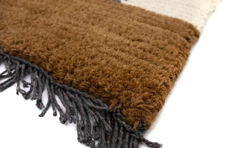 Nepal tapijt - 140 x 70 cm - grijs