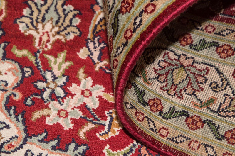 Zijden tapijt - Kashmir Silk - 120 x 80 cm - rood