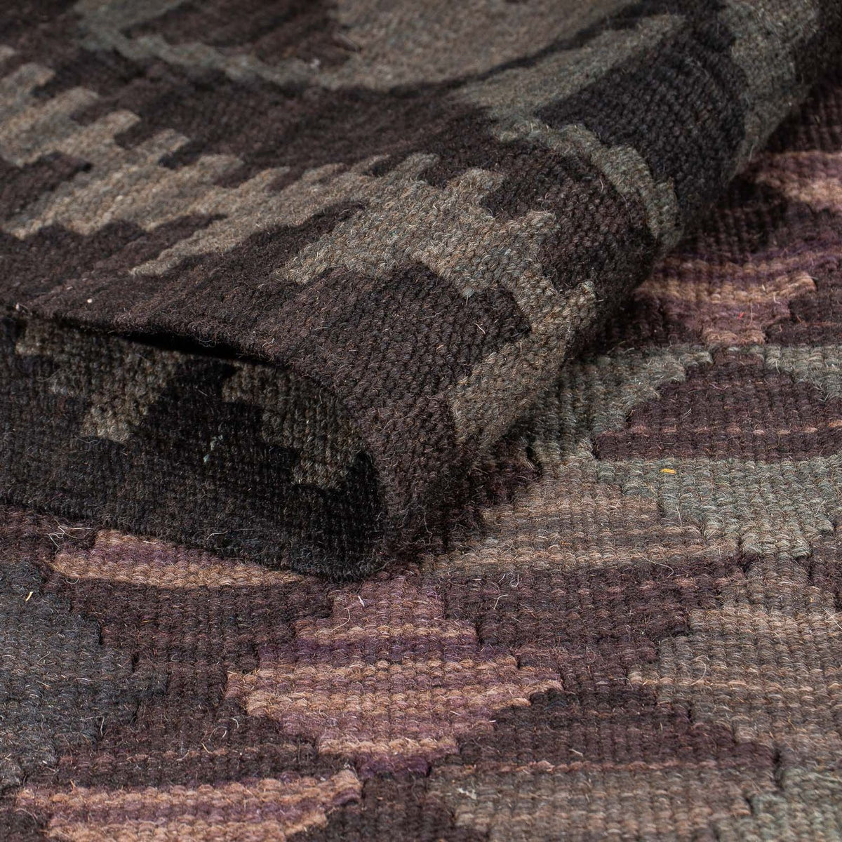 Kelim tapijt - Splash - 197 x 151 cm - veelkleurig