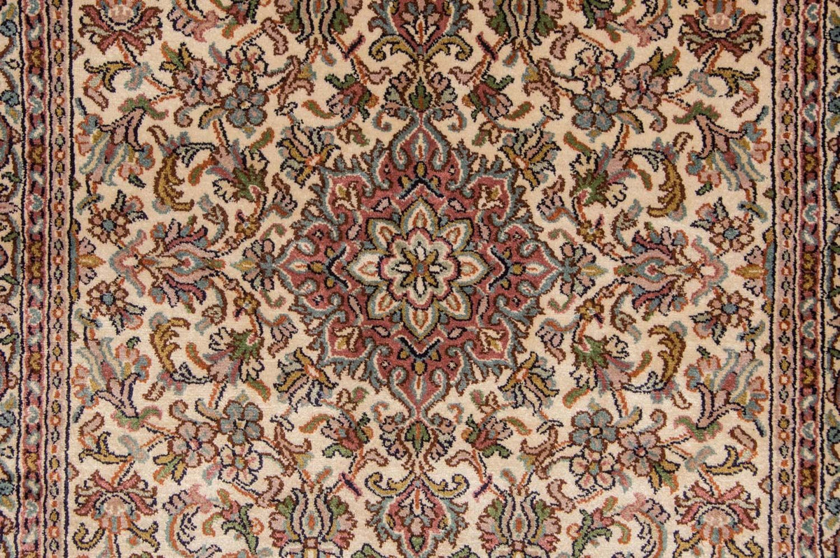 Loper Zijden tapijt - Kashmir Silk - 190 x 77 cm - beige