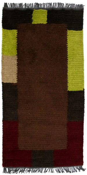 Nepal tapijt - 140 x 70 cm - bruin