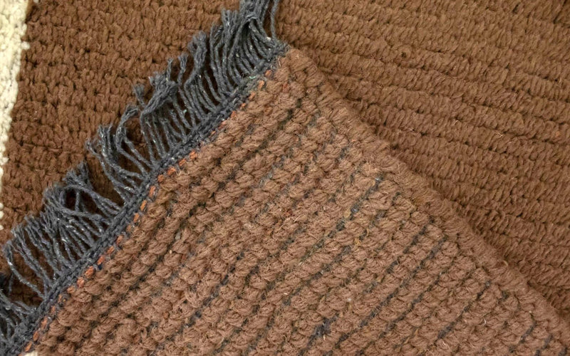 Nepal tapijt - 140 x 70 cm - bruin