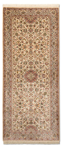 Loper Zijden tapijt - Kashmir Silk - 192 x 79 cm - beige