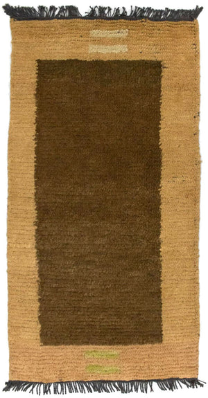 Nepal tapijt - 140 x 70 cm - bruin