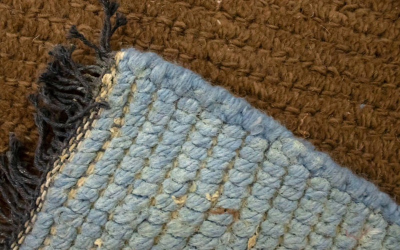 Nepal tapijt - 140 x 70 cm - bruin