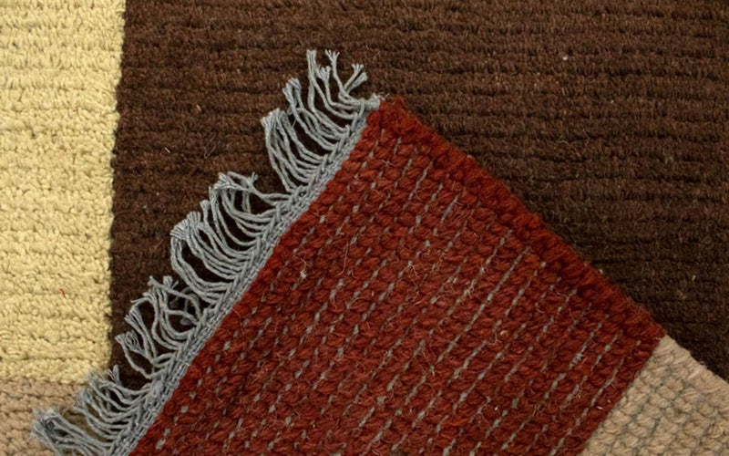 Nepal tapijt - 140 x 70 cm - bruin