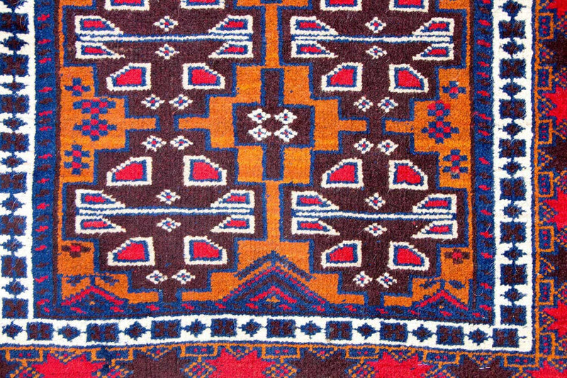 Baluch tapijt - 137 x 79 cm - veelkleurig