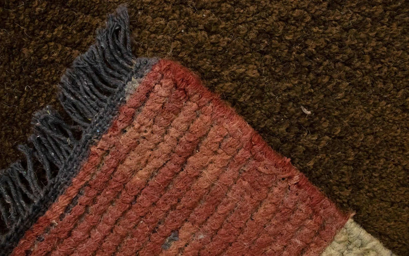 Nepal tapijt - 140 x 70 cm - bruin