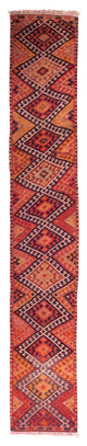 Antiek kilim Tapijt 380x75cm