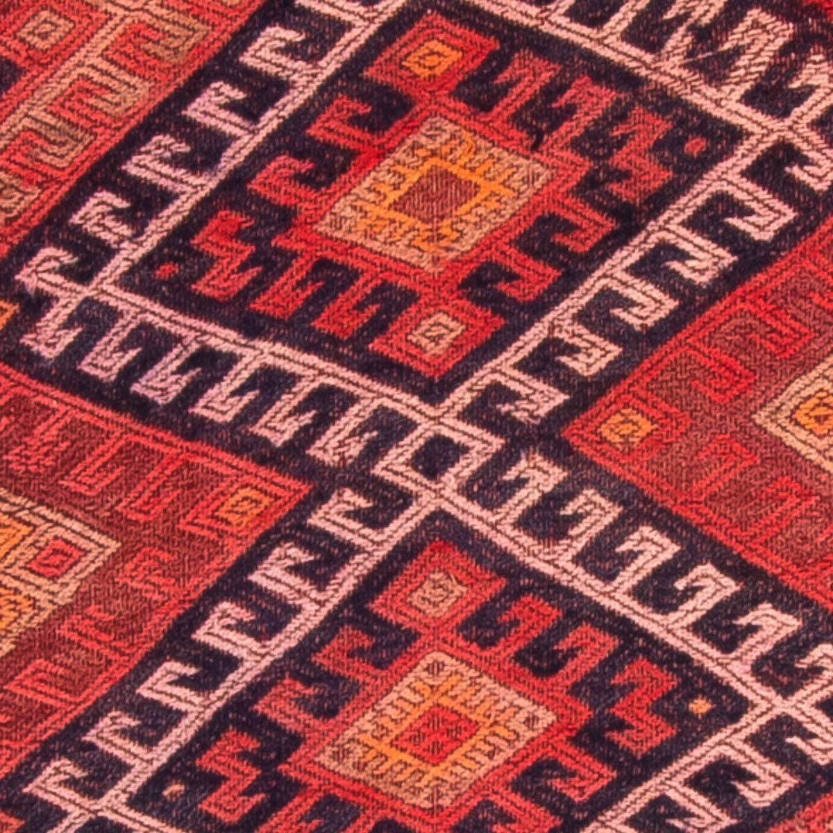 Loper Kelim tapijt - Oud - 380 x 75 cm - veelkleurig