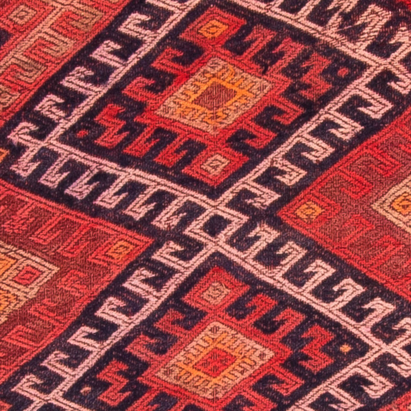 Loper Kelim tapijt - Oud - 380 x 75 cm - veelkleurig