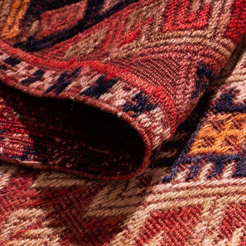 Loper Kelim tapijt - Oud - 380 x 75 cm - veelkleurig