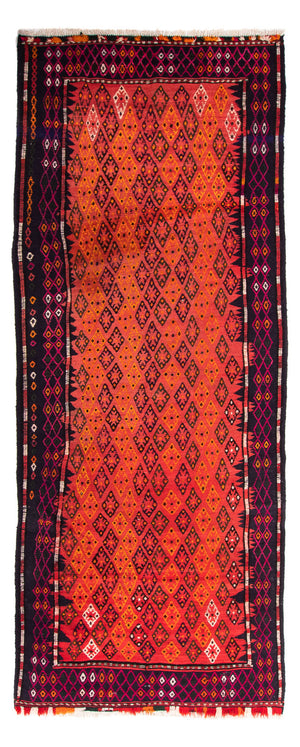 Loper Kelim tapijt - Oud - 330 x 135 cm - veelkleurig