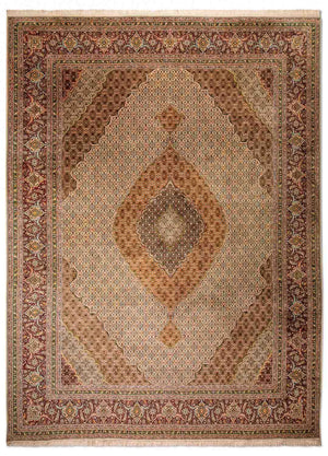 Perzisch tapijt - Tabriz - Premium - 400 x 300 cm - bruin