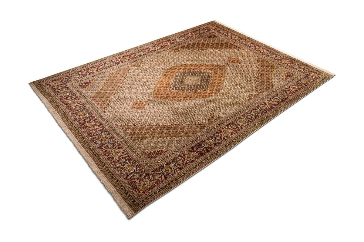 Perzisch tapijt - Tabriz - Premium - 400 x 300 cm - bruin