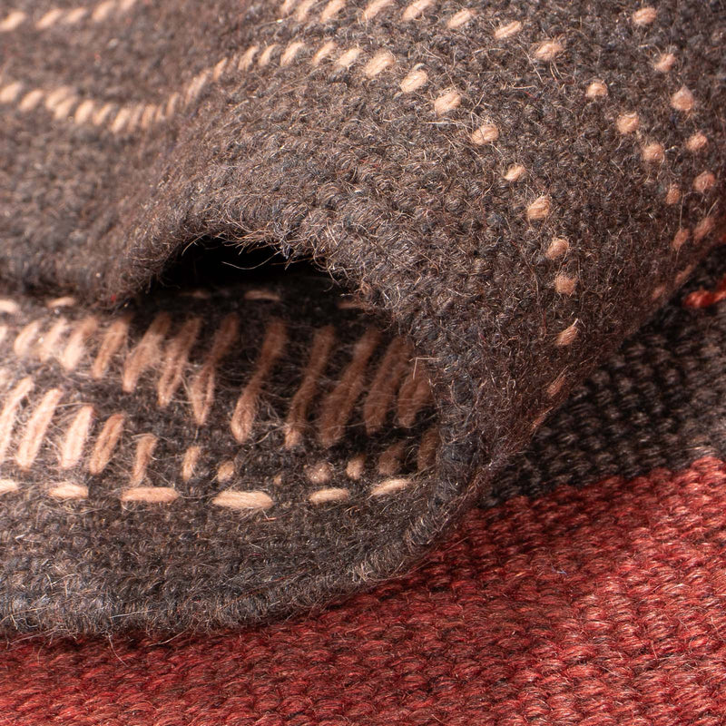 Loper Kelim tapijt - Oud - 450 x 130 cm - bruin