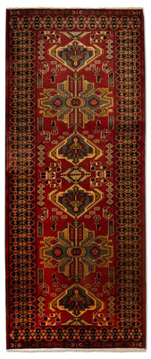 Loper Perzisch Tapijt - Nomadisch - 200 x 82 cm - rood
