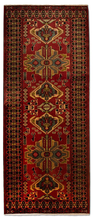 Loper Perzisch Tapijt - Nomadisch - 200 x 82 cm - rood