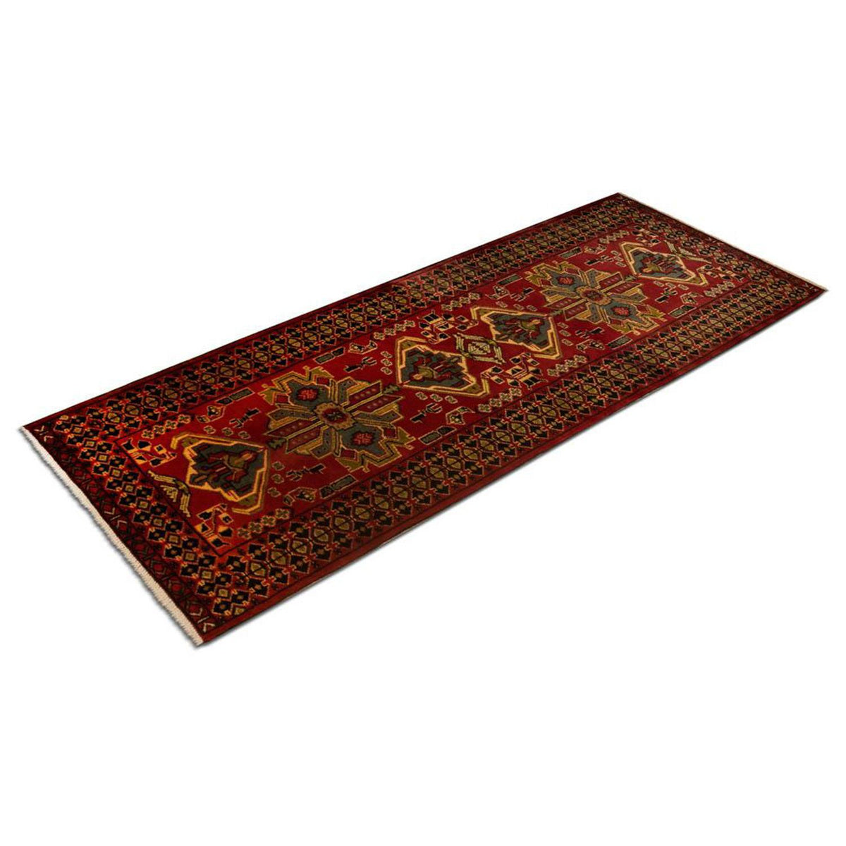 Loper Perzisch Tapijt - Nomadisch - 200 x 82 cm - rood