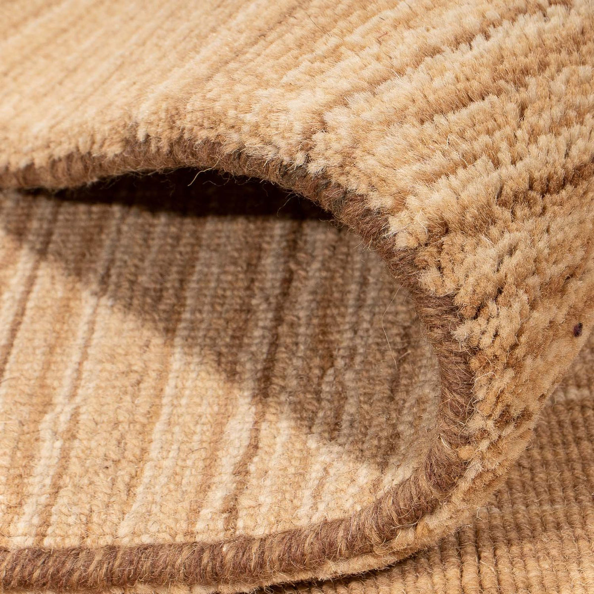 Gabbeh Tapijt - Loribaft Softy - 200 x 140 cm - lichtbruin