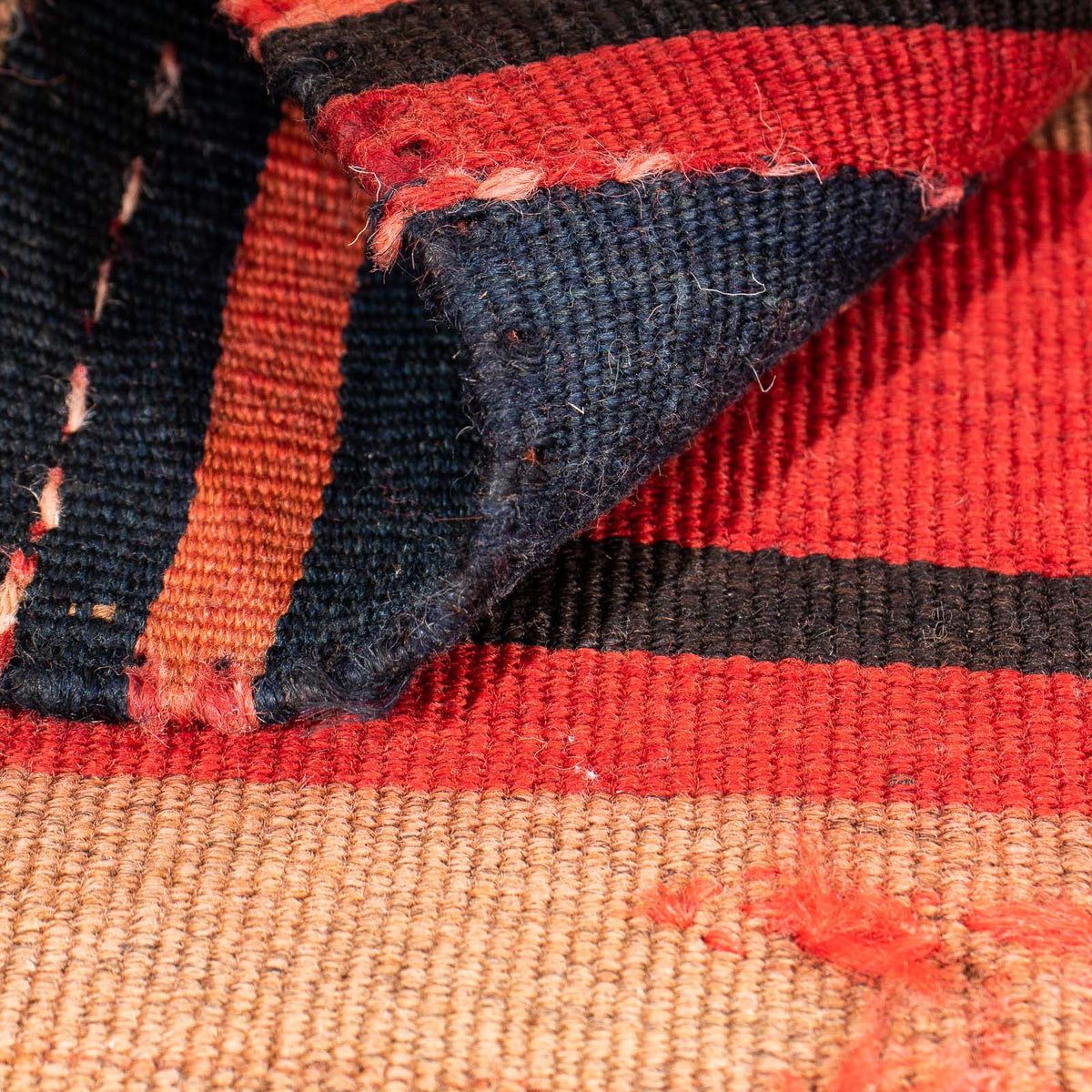 Kelim tapijt - Oud - 100 x 90 cm - veelkleurig