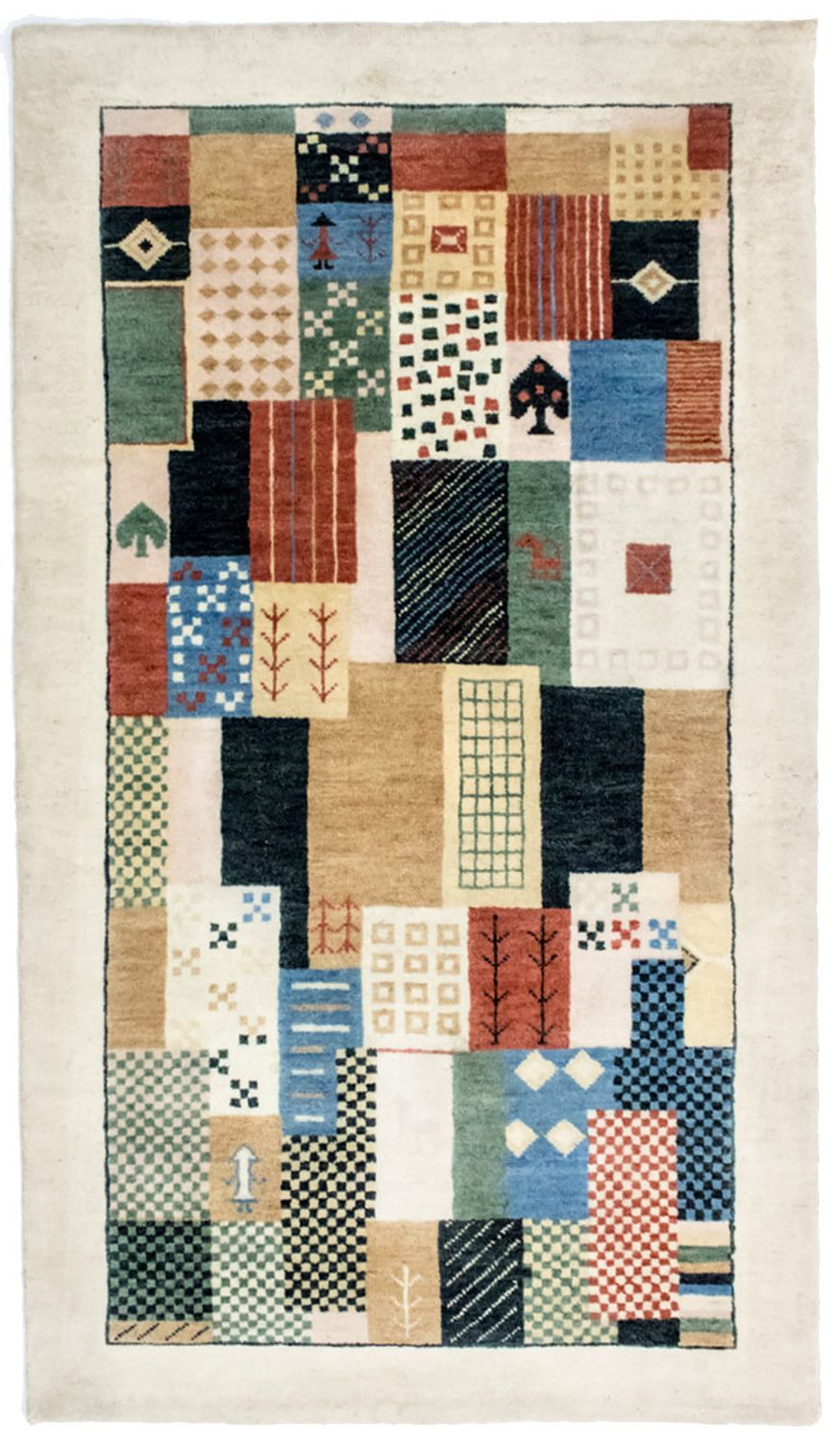 Gabbeh Tapijt - Loribaft Perzisch - 165 x 95 cm - gekleurd