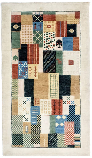 Gabbeh Tapijt - Loribaft Perzisch - 165 x 95 cm - gekleurd