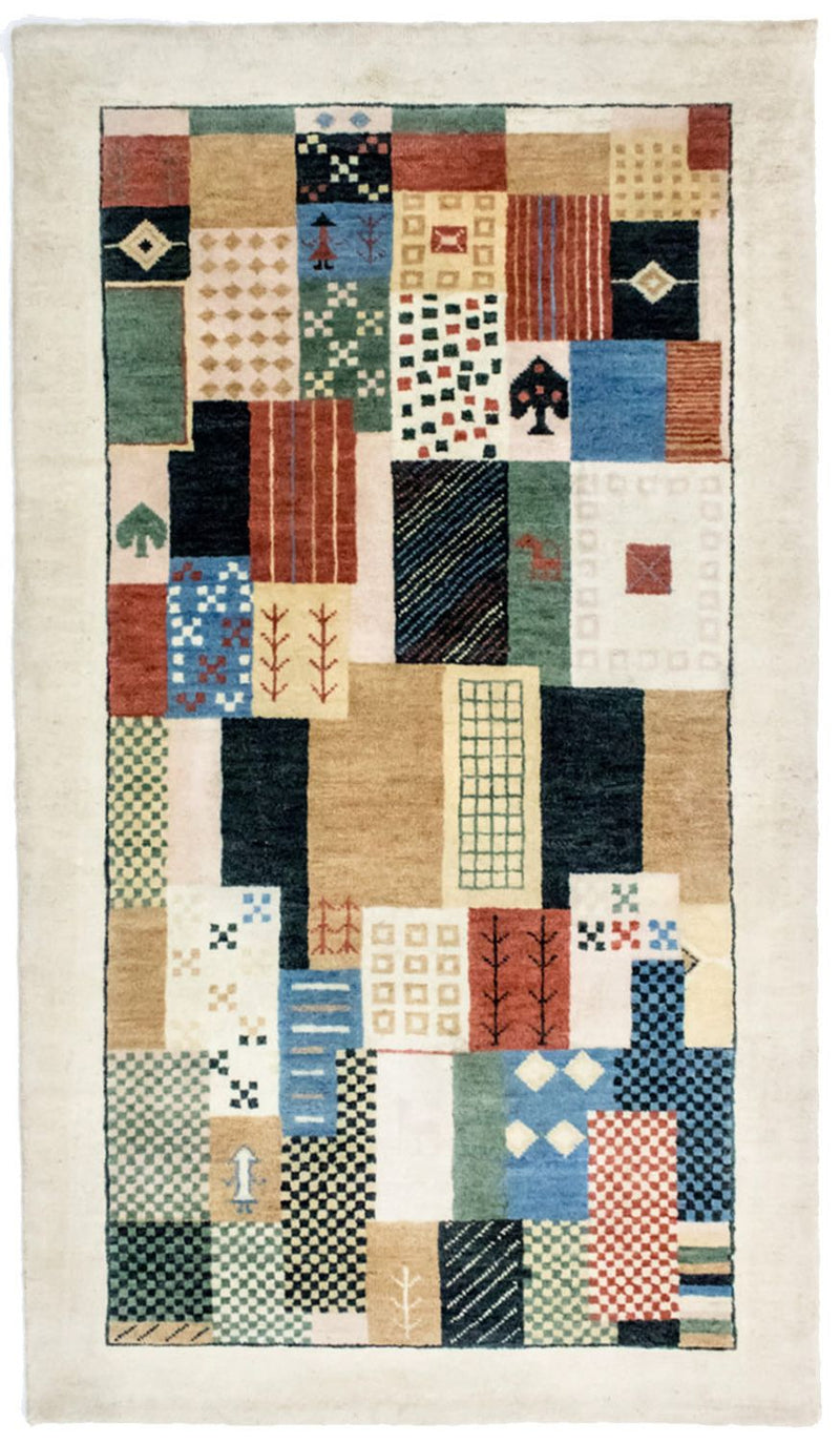 Gabbeh Tapijt - Loribaft Perzisch - 165 x 95 cm - gekleurd