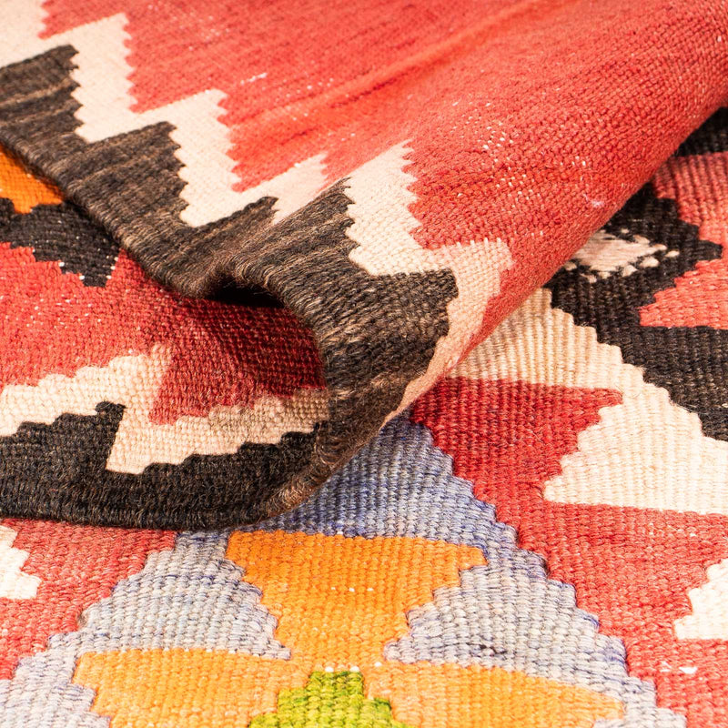 Loper Kelim tapijt - Oud - 315 x 150 cm - veelkleurig