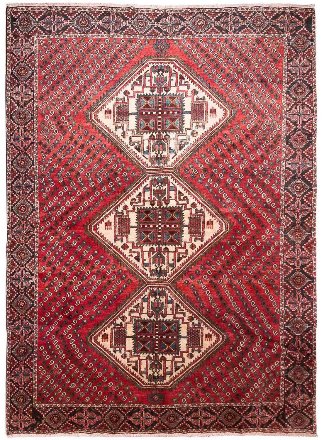 Perzisch Tapijt - Nomadisch - 256 x 189 cm - rood