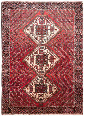 Perzisch Tapijt - Nomadisch - 256 x 189 cm - rood