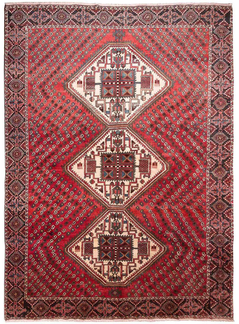 Perzisch Tapijt - Nomadisch - 256 x 189 cm - rood