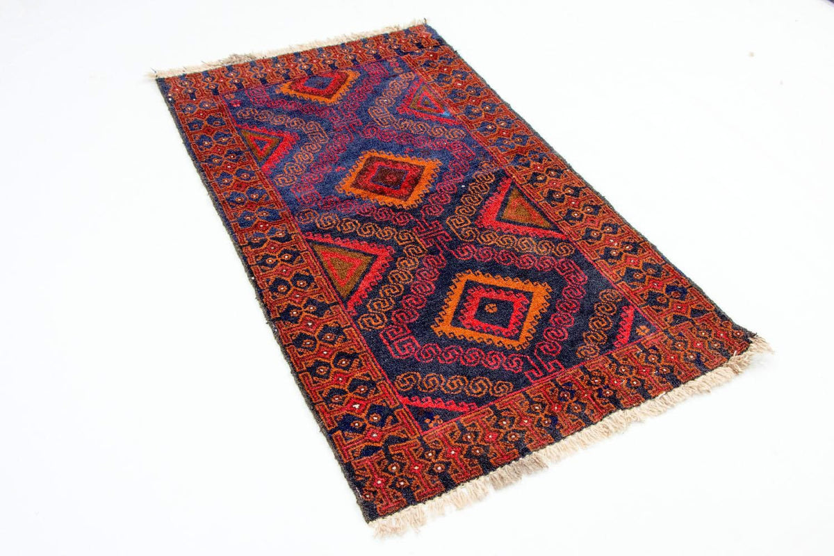 Baluch tapijt - 140 x 79 cm - blauw