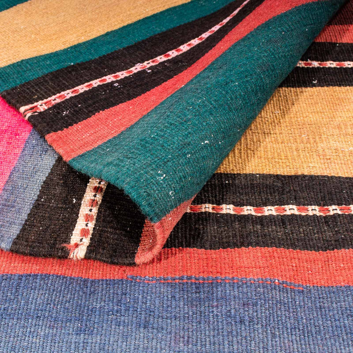 Kelim tapijt - Oud - 190 x 175 cm - veelkleurig