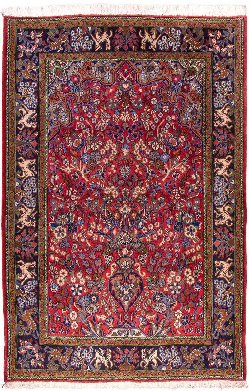 Perzisch tapijt - Ghom - 200 x 140 cm - rood