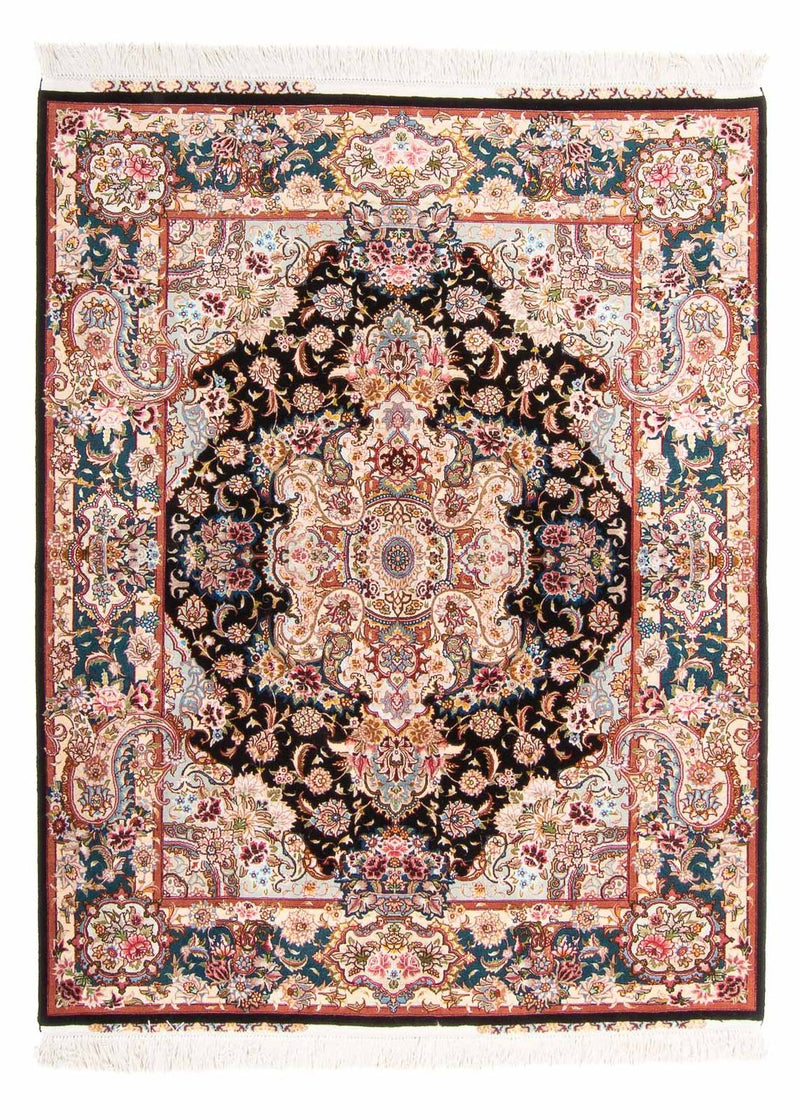 Perzisch tapijt - Tabriz - Royal - 200 x 150 cm - donkerblauw
