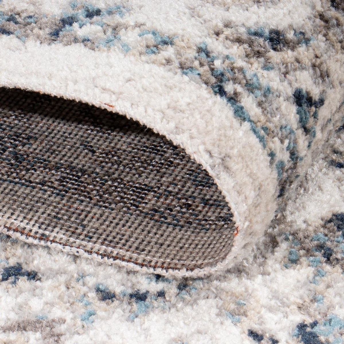 Modern tapijt - 150 x 75 cm - zilver