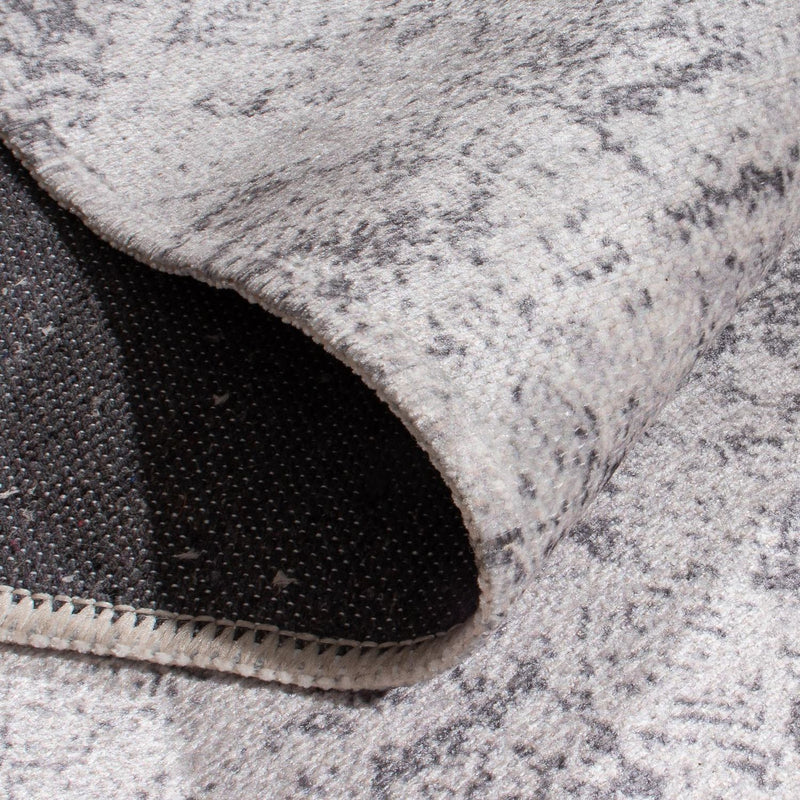 Modern tapijt - 150 x 76 cm - zilver