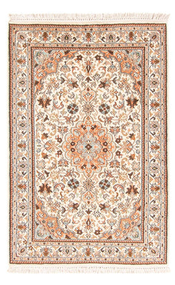 Zijden tapijt - Kashmir Silk - 125 x 78 cm - crème