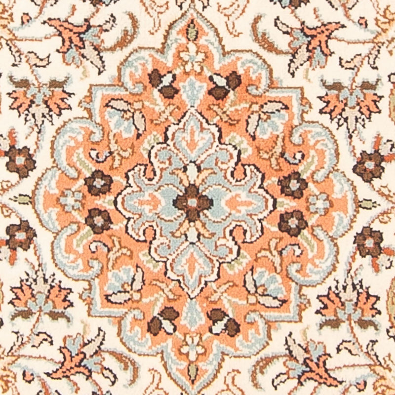 Zijden tapijt - Kashmir Silk - 125 x 78 cm - crème