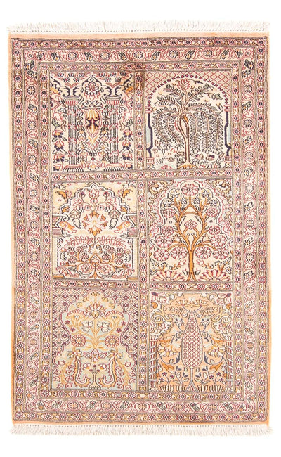 Kasjmir zijde Tapijt 79x119cm - Oosters Tapijt