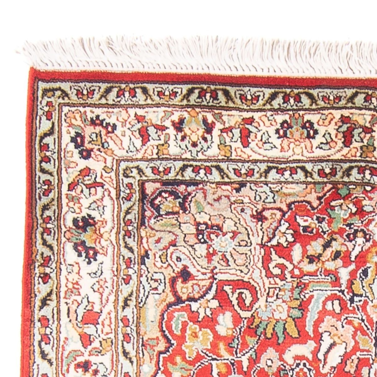 Zijden tapijt - Kashmir Silk - 162 x 90 cm - rood