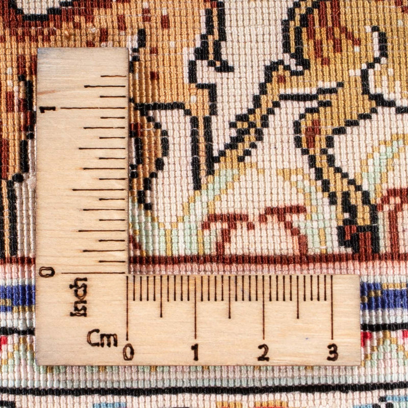 Zijden tapijt - Ghom Silk - Premium - 156 x 100 cm - goud