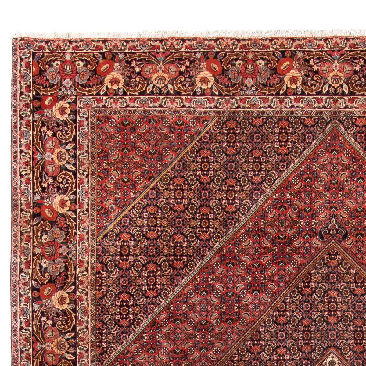 Perzisch tapijt - Bijar - 350 x 250 cm - rood